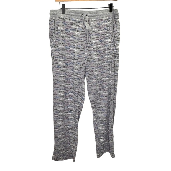 Pennington's Desse Spell Out Pajama Pants Size 1x Loungewear - Picture 1 of 8